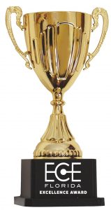 A virtual trophy for recipients of ECE Excellence Awards